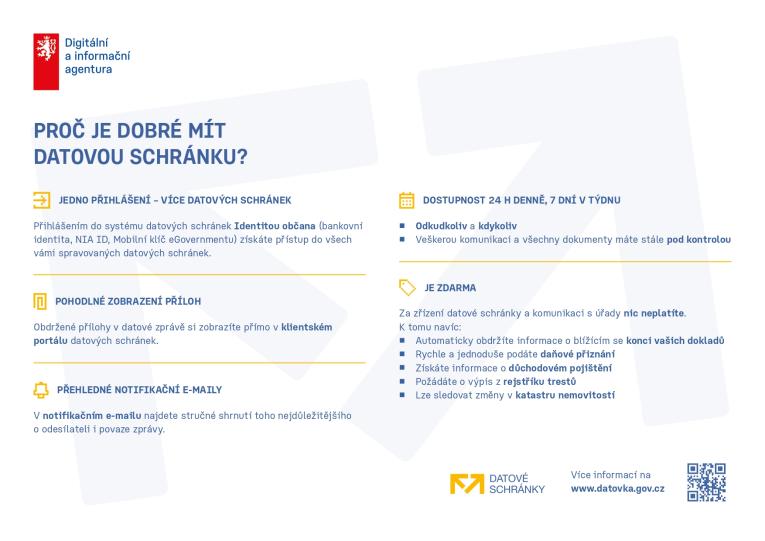 Proč je dobré mít datovou schránku?
