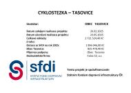 Cyklostezka Tasovice