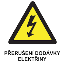 PŘERUŠENÍ DODÁVKY EL. ENERGIE 1