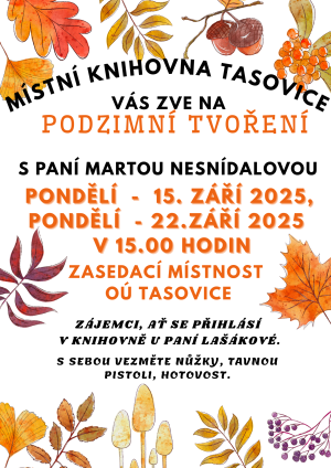 Kreativní dílna pro všechny zájemce